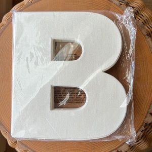NEW Michael’s Artist Canvas Letter B, Craft It, Recollections, 8”L x 7”W x 1”D